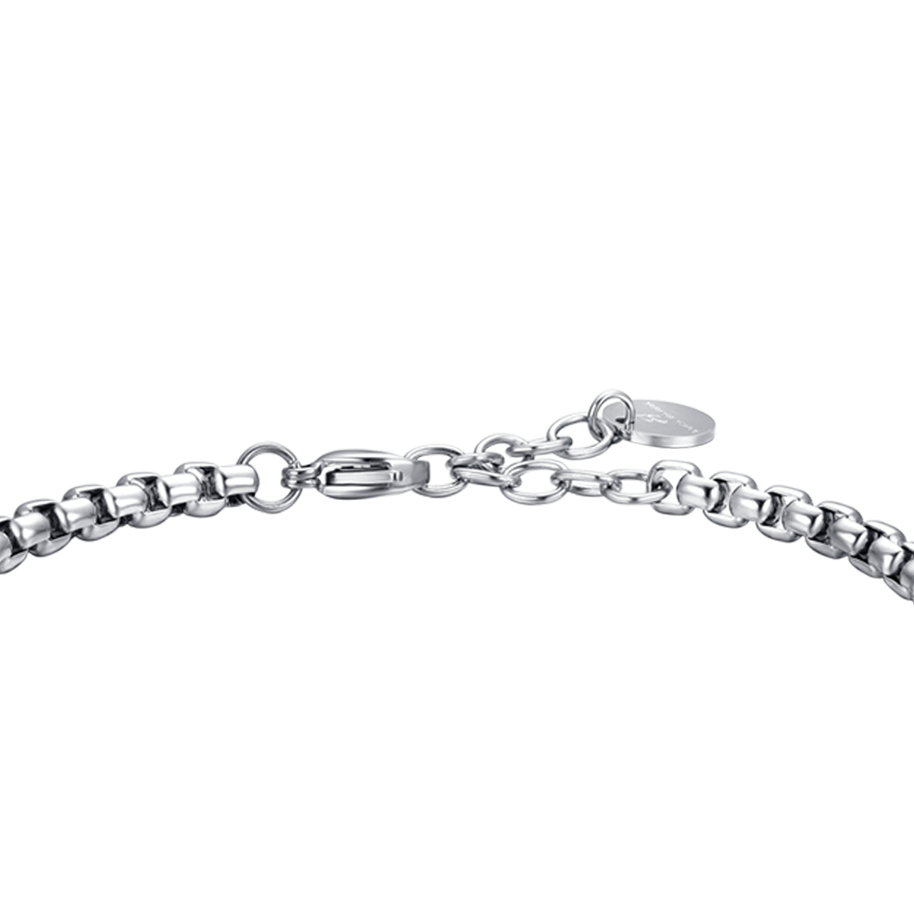 BRACCIALE UOMO IN ACCIAIO PAPÀ SEI IL MIO SUPEREROE