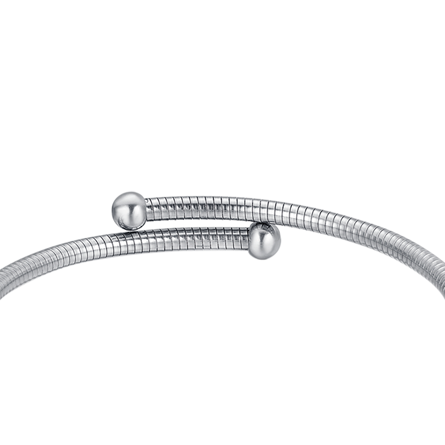 BRACELET EN ACIER AVEC MAISON AVEC CRISTAUX BLANCS ET CŒURS EN ACIER