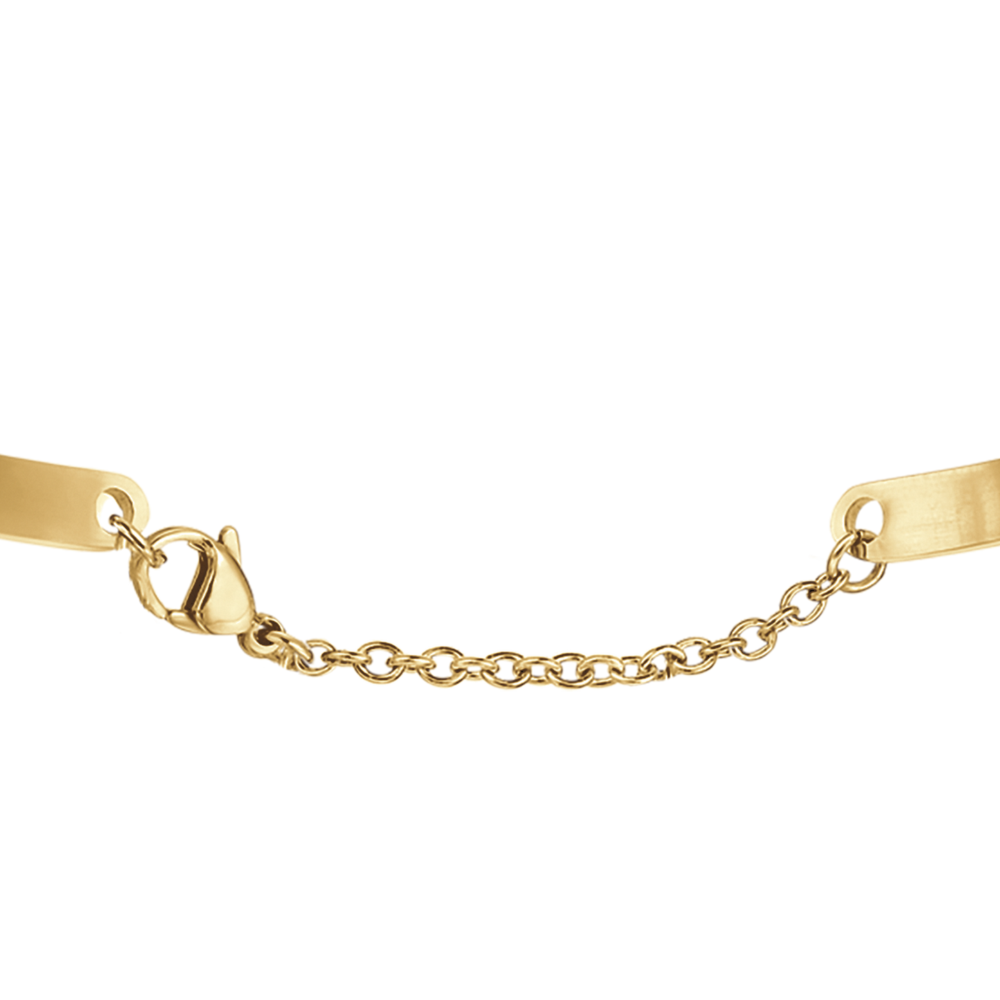 BRACELET ACIER PLAQUÉ OR "BEST FRIENDS