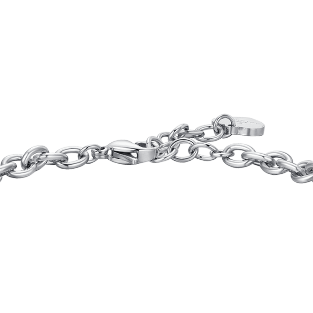 BRACELET EN ACIER POUR DAMES UN ENFANT APPREND QUAND L'AMOUR ENSEIGNE