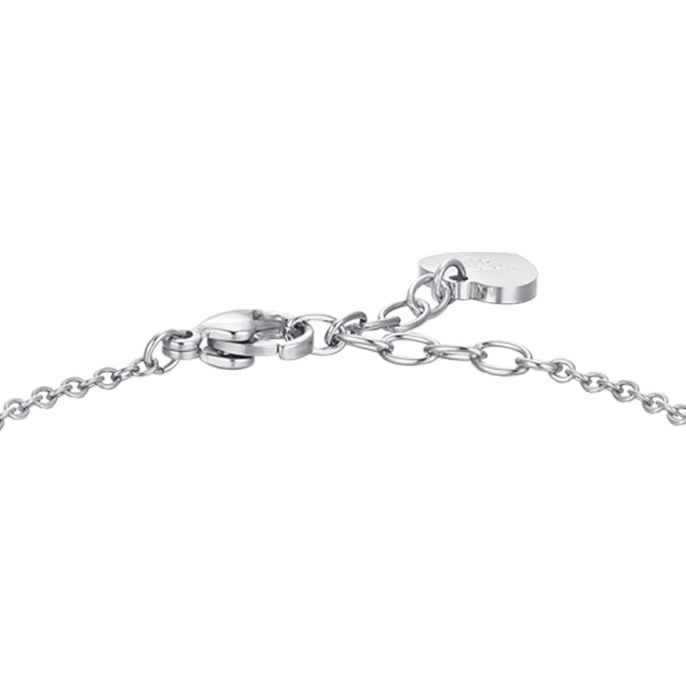 BRACCIALE DONNA IN ACCIAIO CRISTALLI E ZIRCONE BIANCO