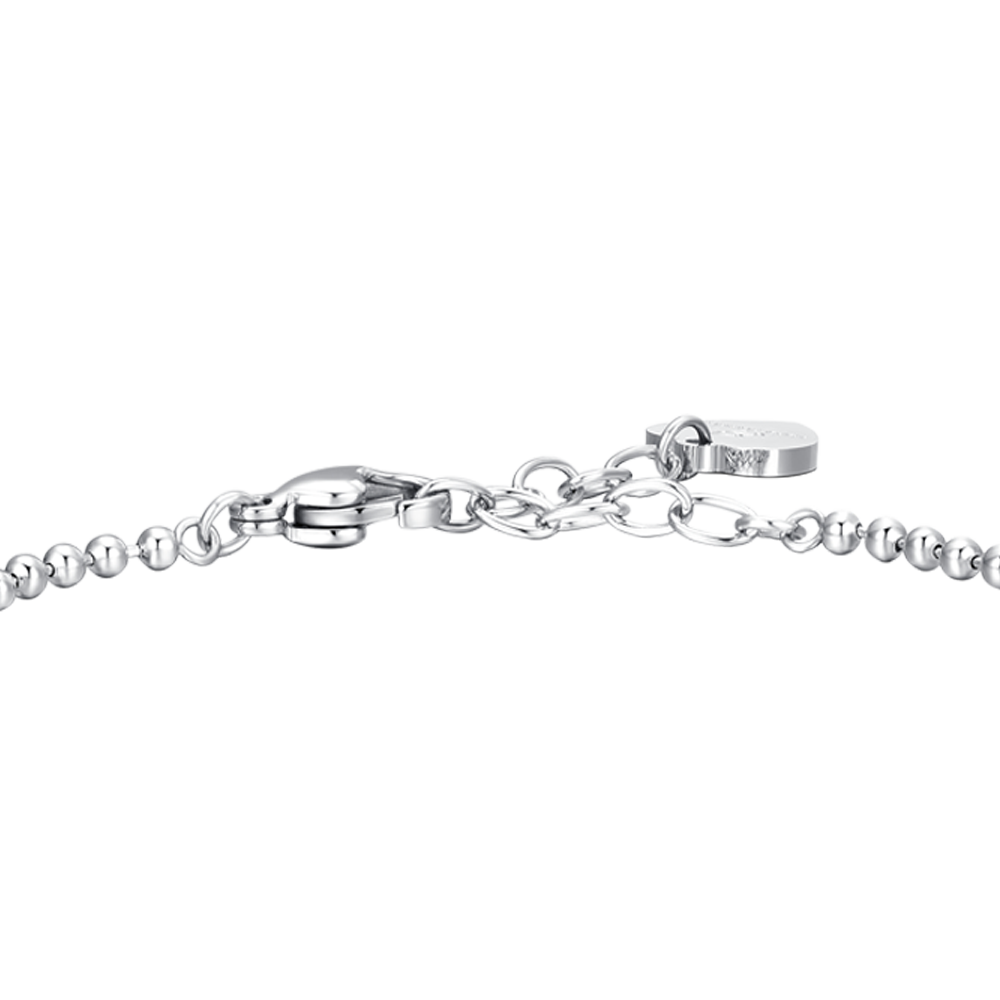 BRACCIALE DONNA IN ACCIAIO CON NOTA MUSICALE E ZIRCONE BIANCO