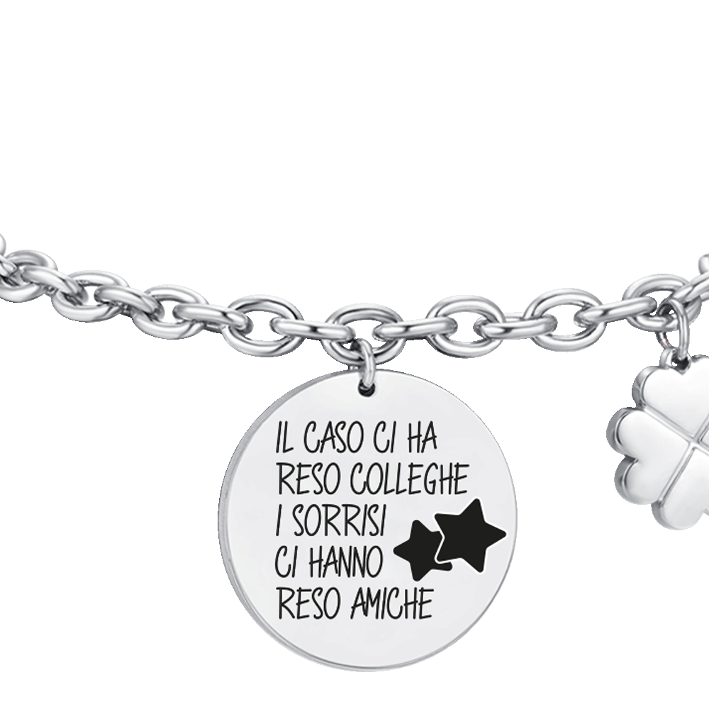 BRACCIALE DONNA IN ACCIAIO COLLEGHE
