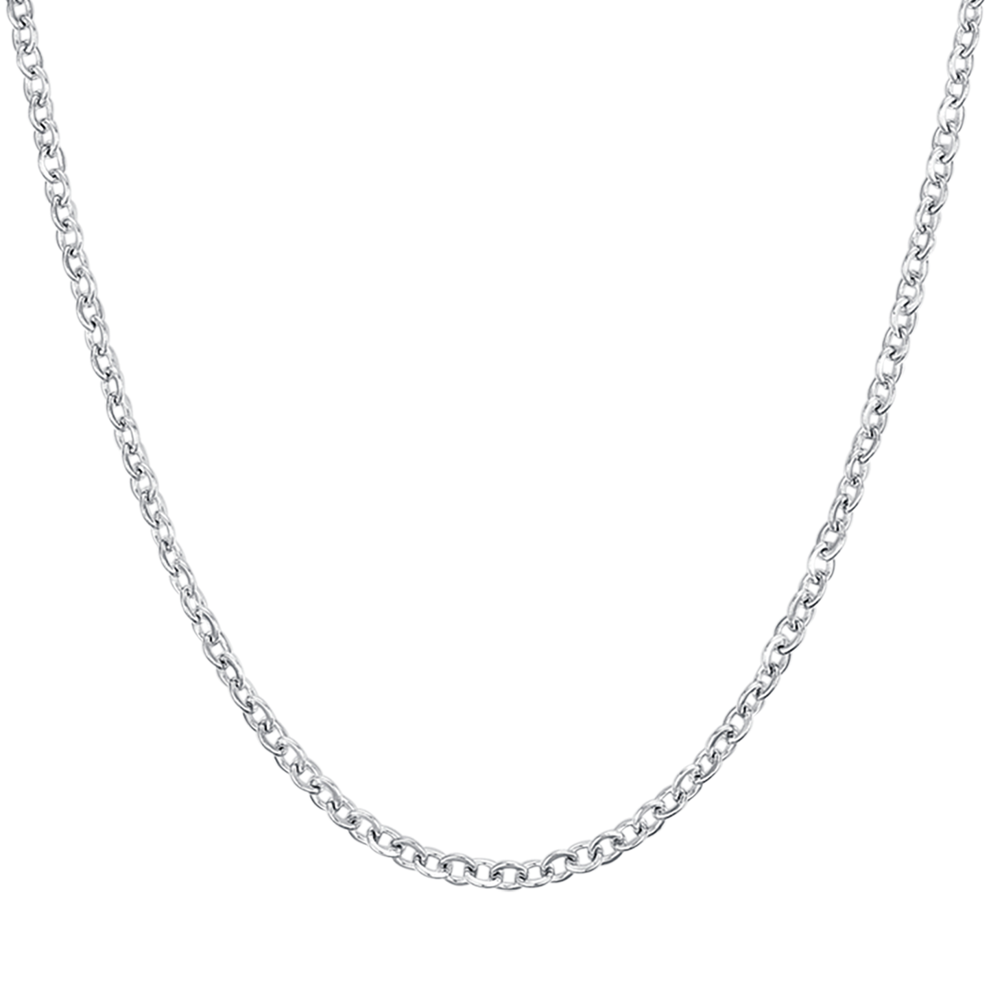 COLLIER LONG EN ACIER POUR FEMMES POUR BRELOQUES AVEC FERMOIR