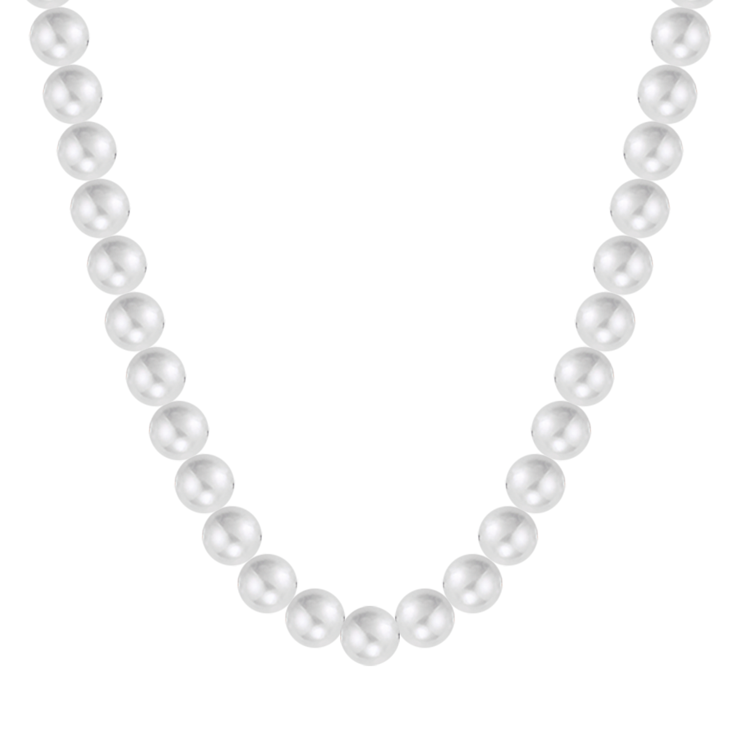 COLLIER DE PERLES BLANCHES