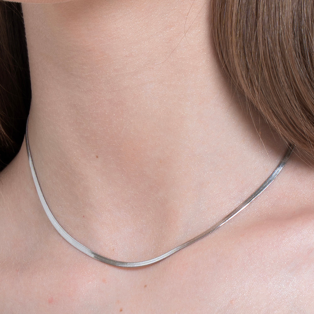 COLLIER DE SERPENT EN ACIER