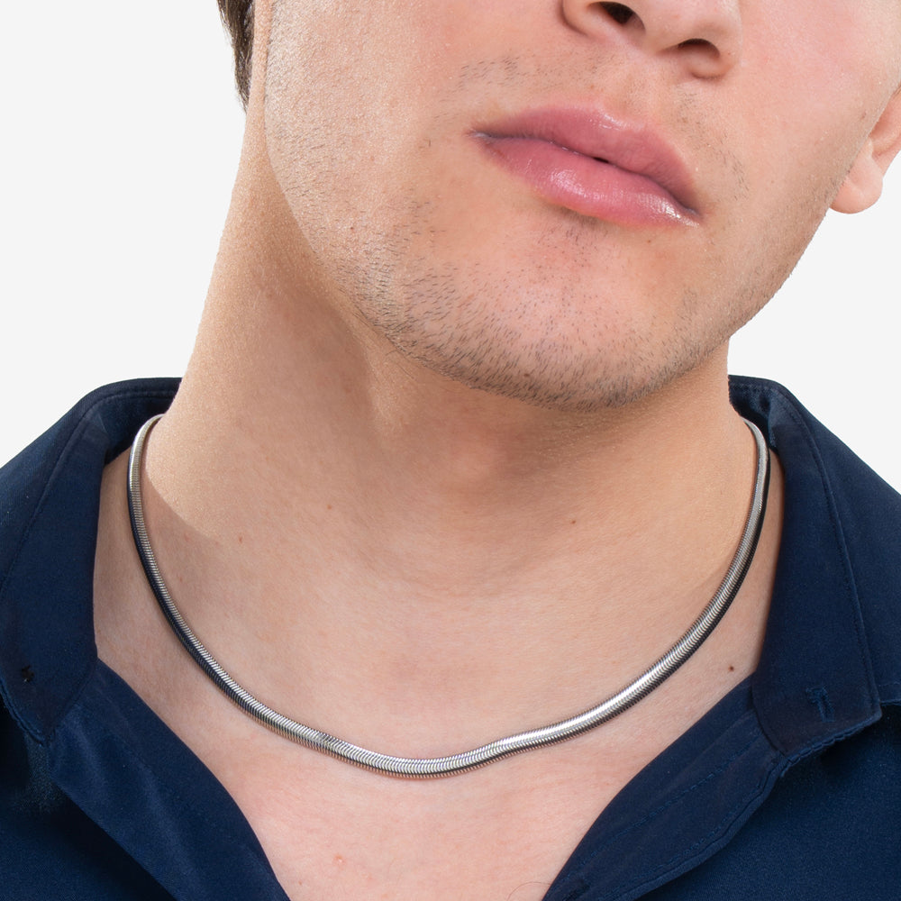 COLLIER EN ACIER POUR FEMMES