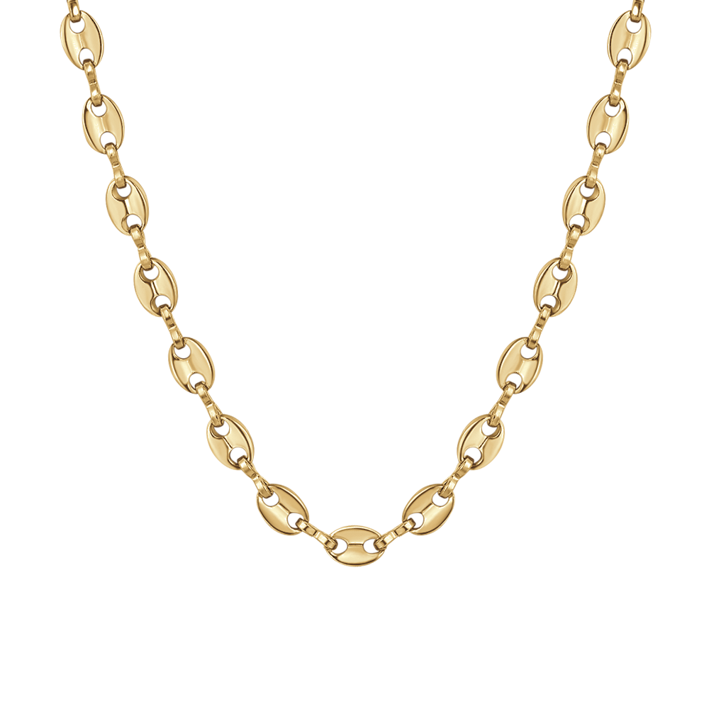 COLLANA DONNA IN ACCIAIO  IP GOLD
