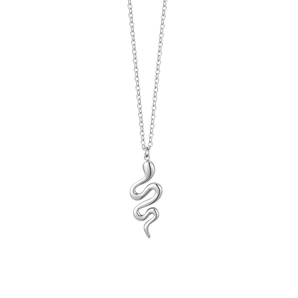 COLLANA DONNA IN ACCIAIO CON SERPENTE