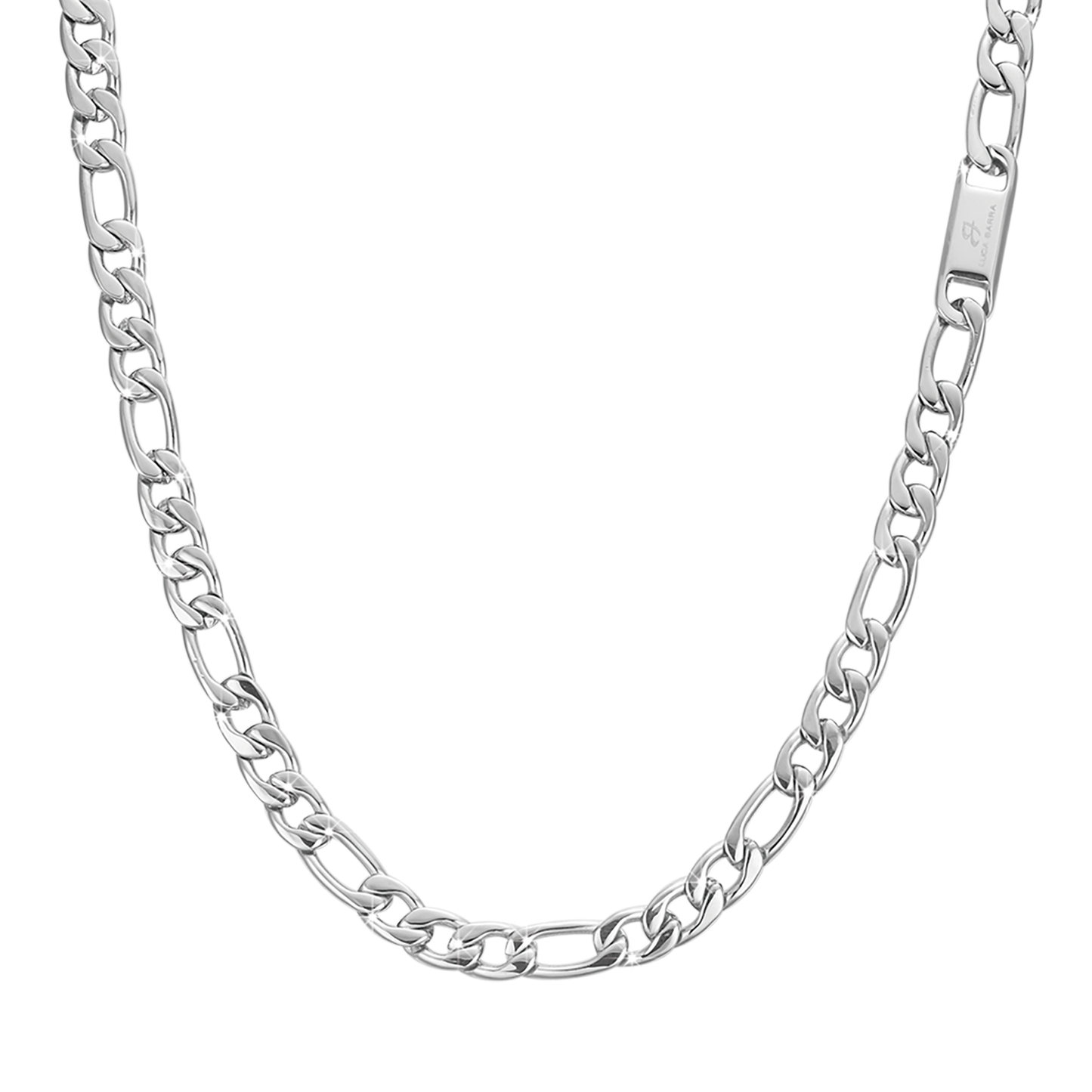 COLLIER POUR HOMME EN ACIER À MAILLES DE GROUMETTE