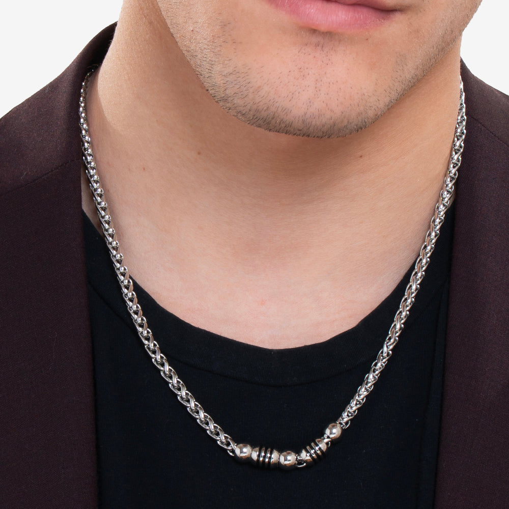 COLLIER EN ACIER POUR HOMMES