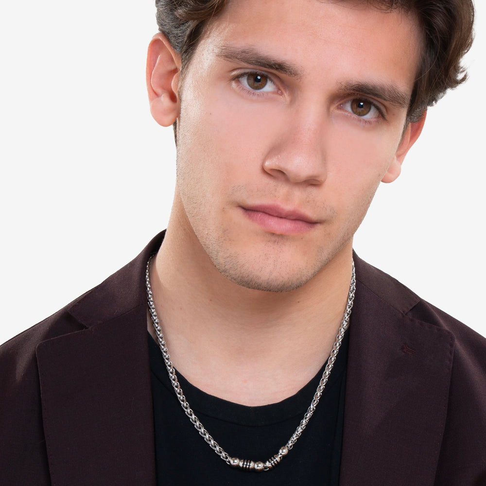 COLLIER EN ACIER POUR HOMMES