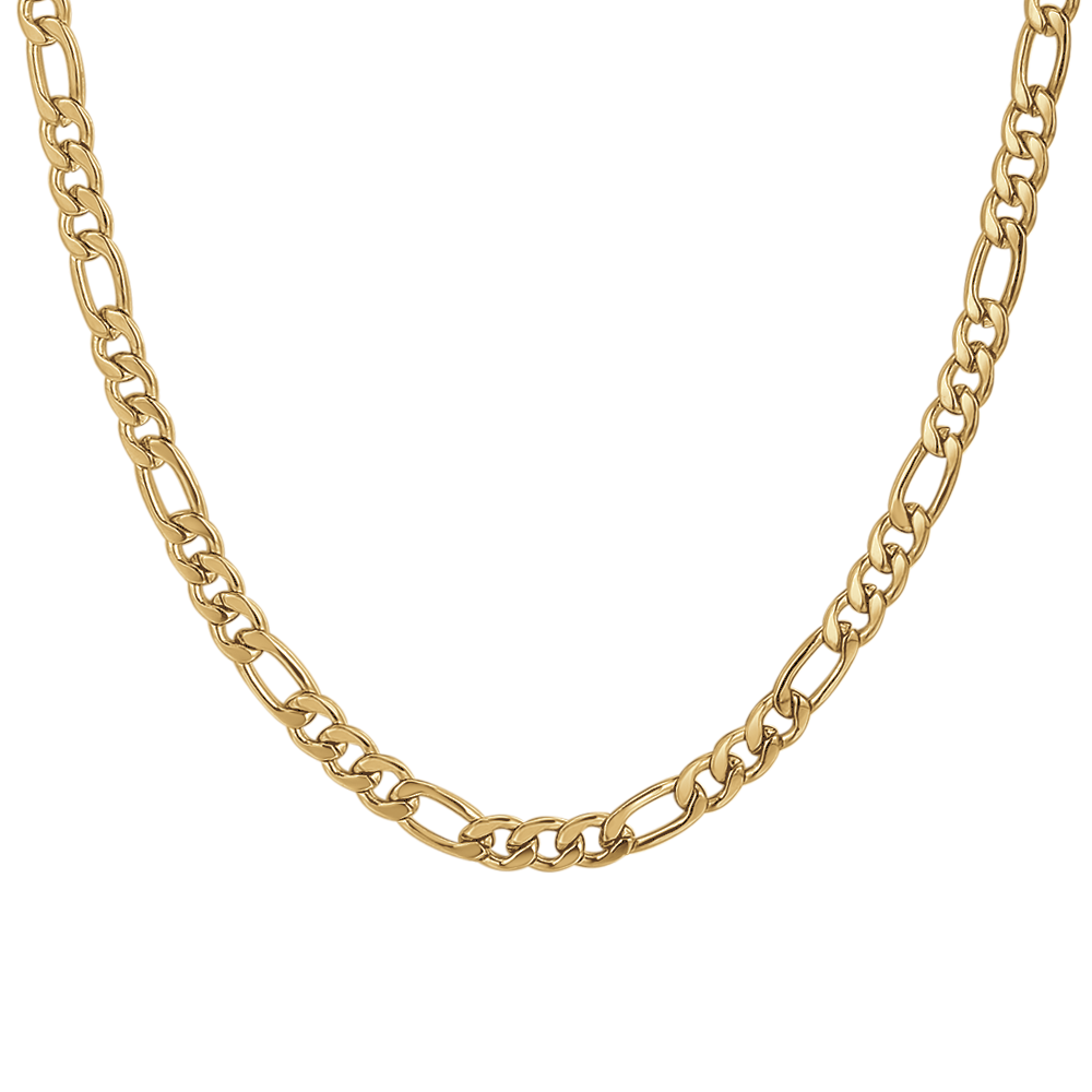 COLLANA UOMO IN ACCIAIO  IP GOLD
