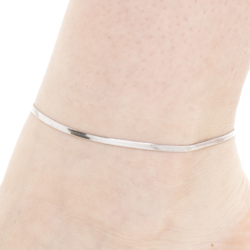 BRACELET DE CHEVILLE EN ACIER POUR FEMMES