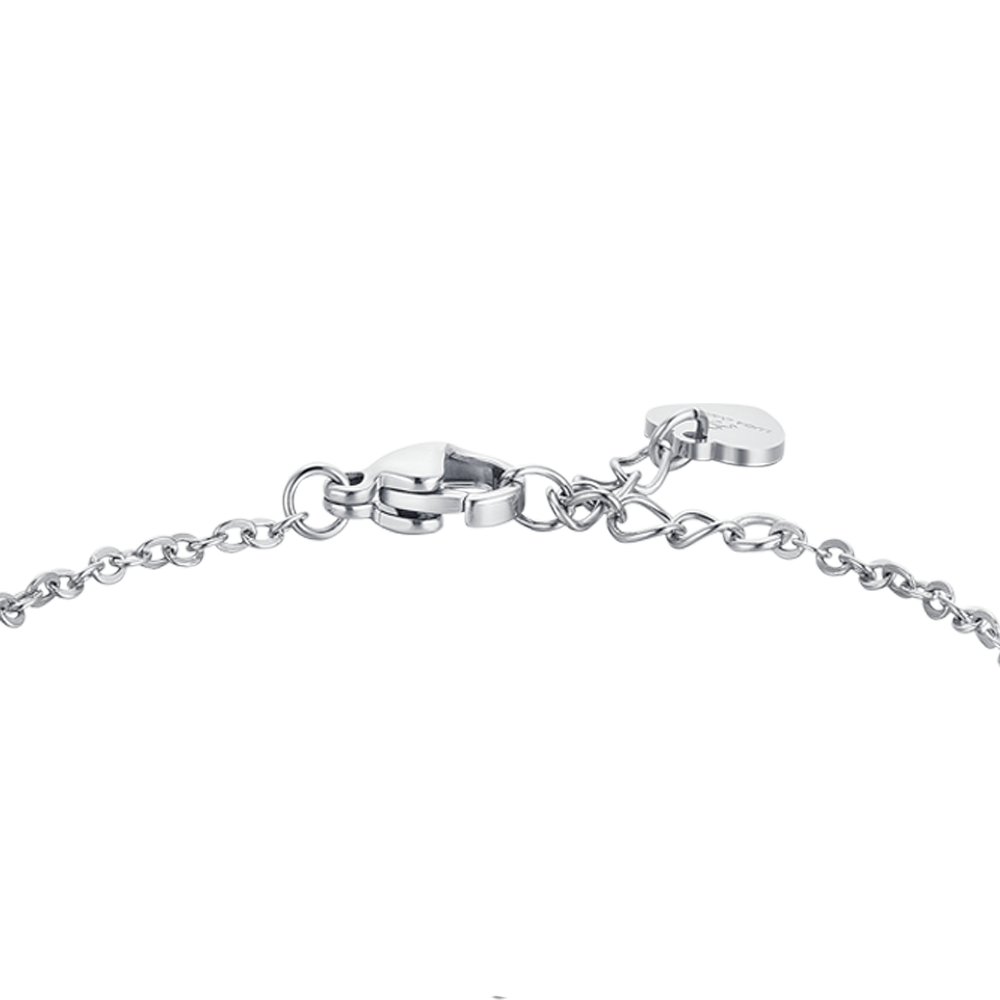 BRACELET FILLE EN ACIER AVEC COEUR