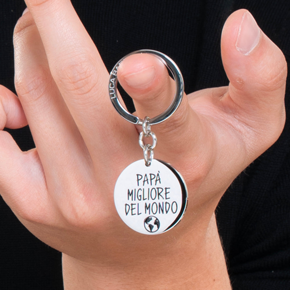 LE MEILLEUR PORTE-CLÉS EN ACIER DE PAPA AU MONDE