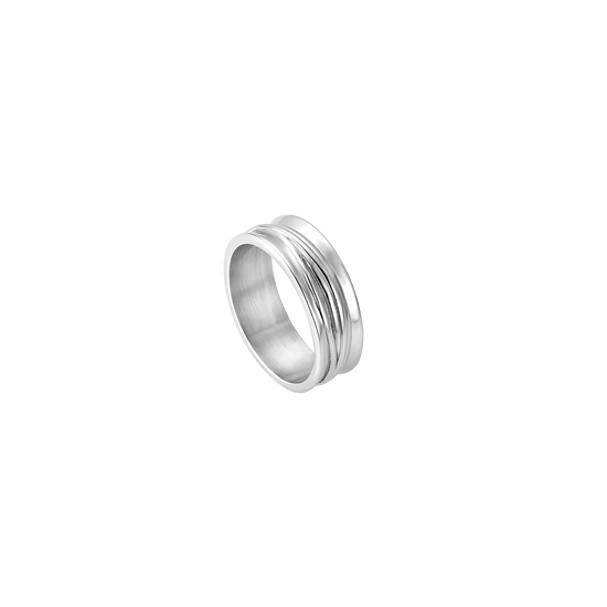 BAGUE À NŒUD EN ACIER POUR HOMME