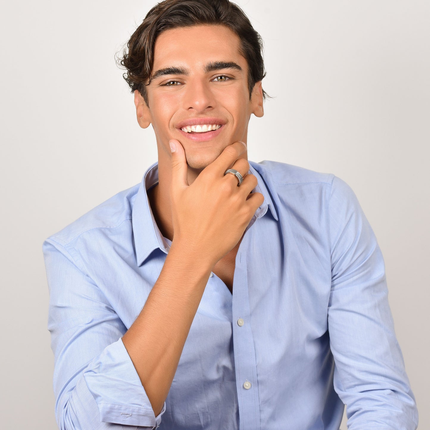 ANNEAU EN ACIER POUR HOMME