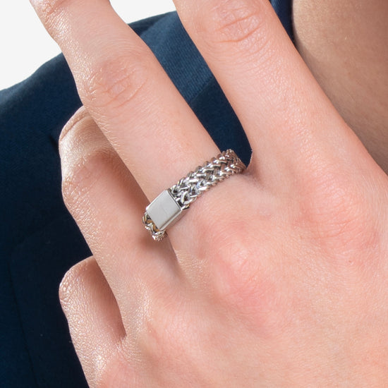 ANNEAU EN ACIER POUR HOMME