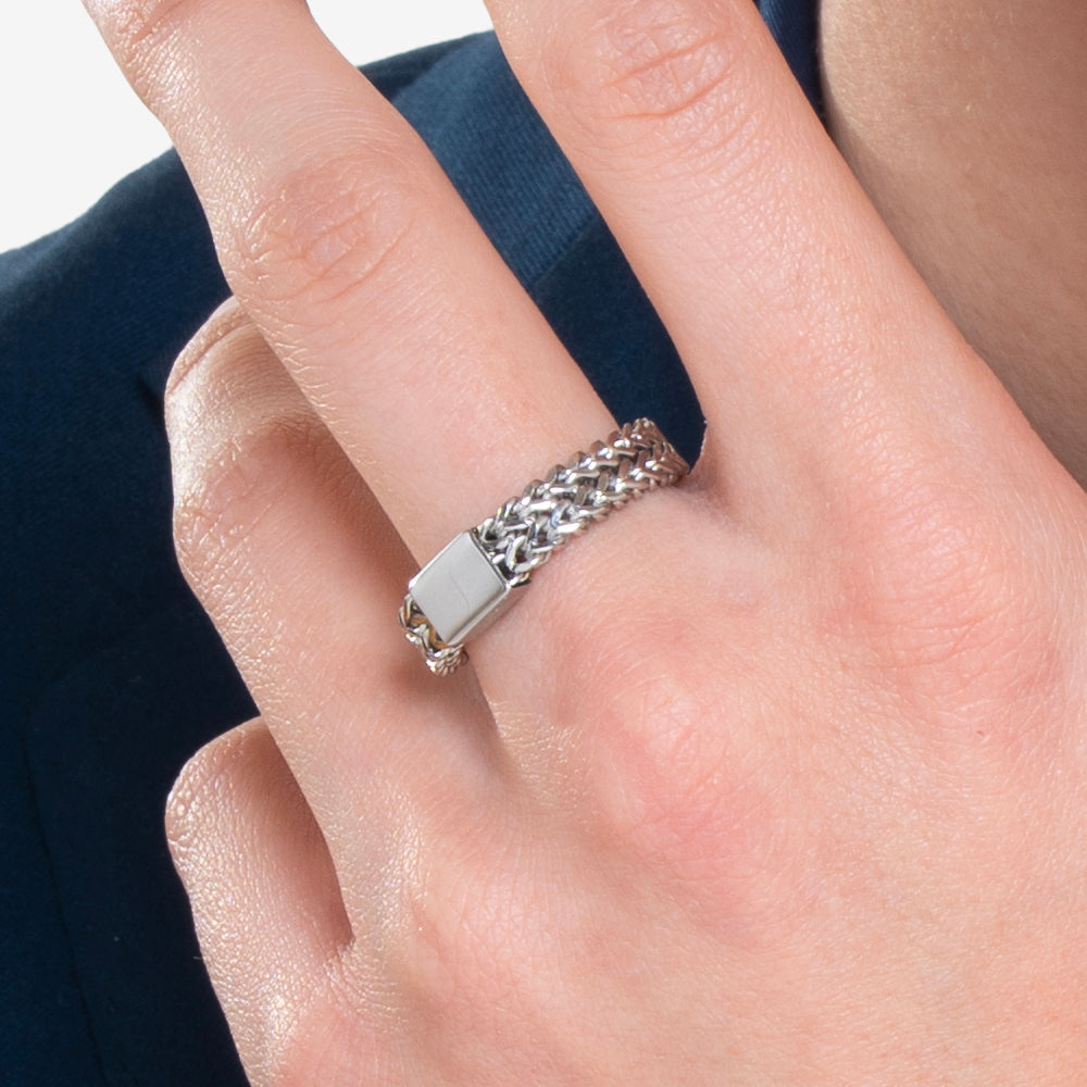 ANNEAU EN ACIER POUR HOMME