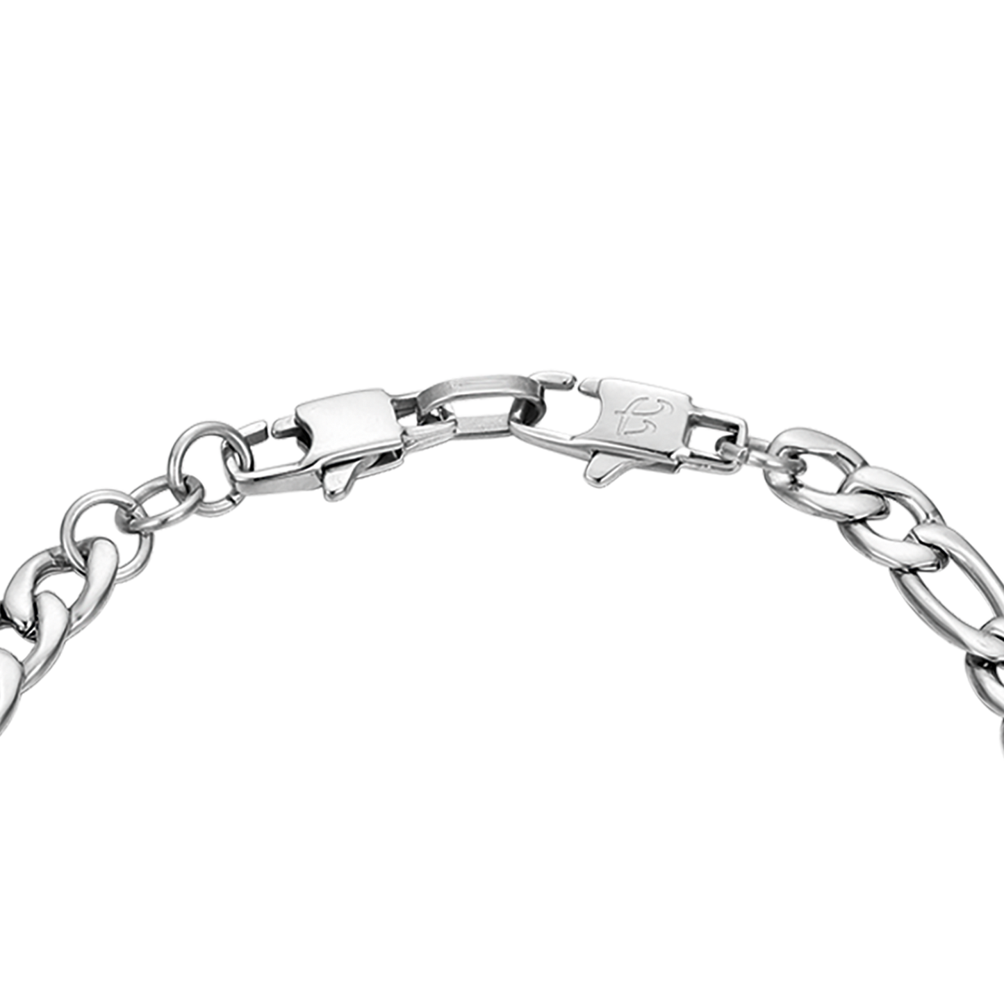BRACELET À MAILLONS EN ACIER POUR HOMMES