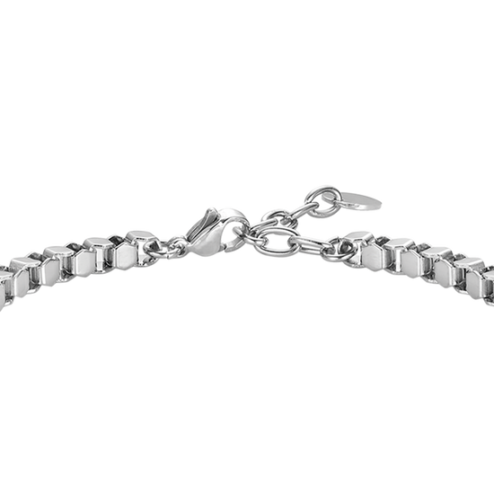 BRACELET POUR HOMME EN ACIER AVEC PLAQUE PERSONNALISABLE