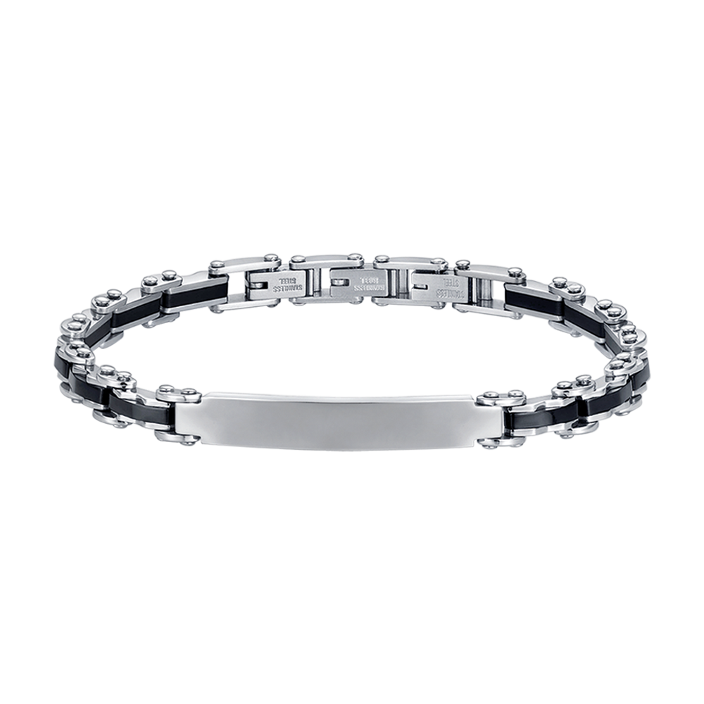 BRACELET À CHAÎNE EN ACIER POUR HOMME Luca Barra