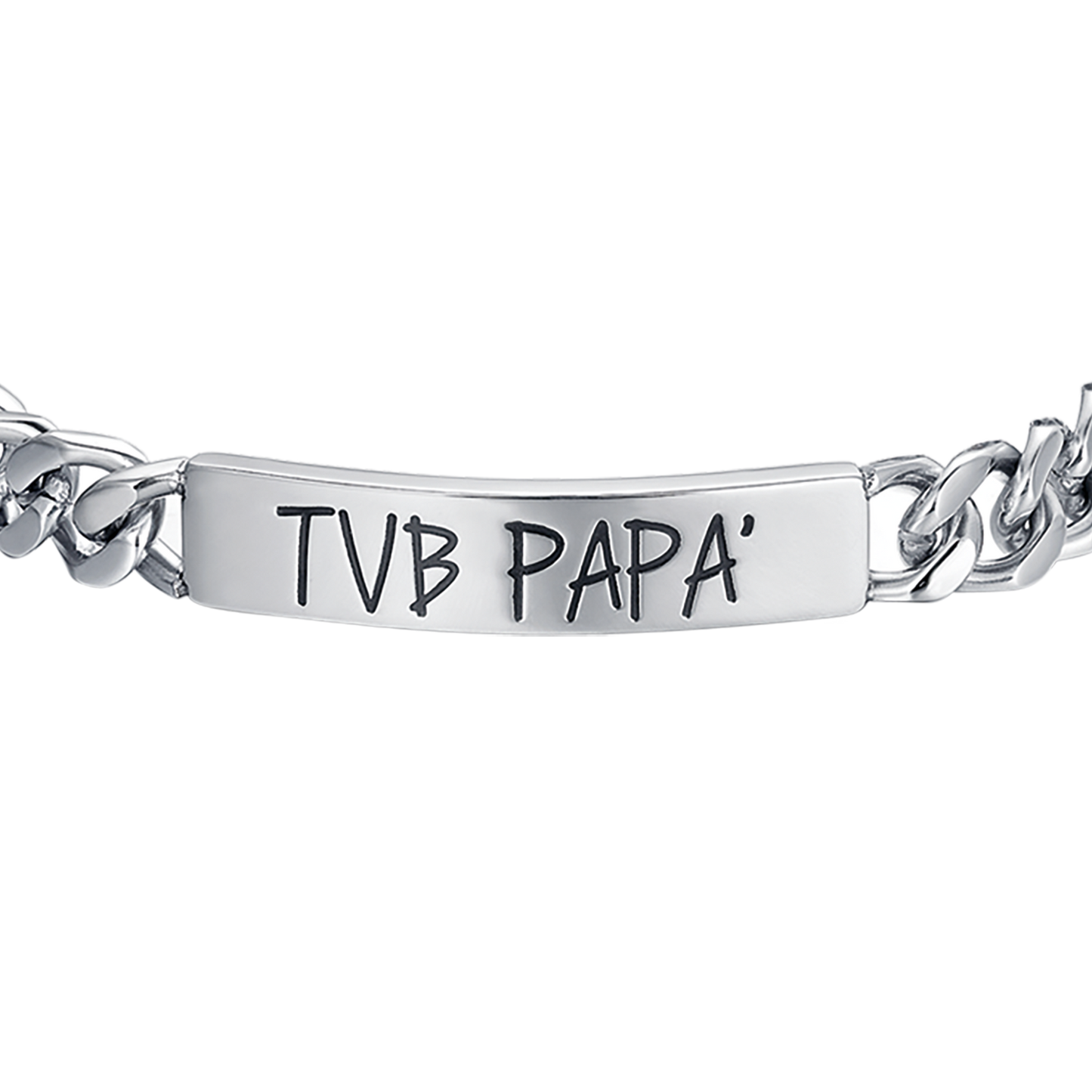 BRACELET PAPA TVB EN ACIER