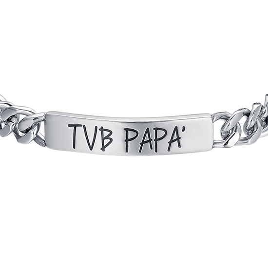 BRACELET PAPA TVB EN ACIER