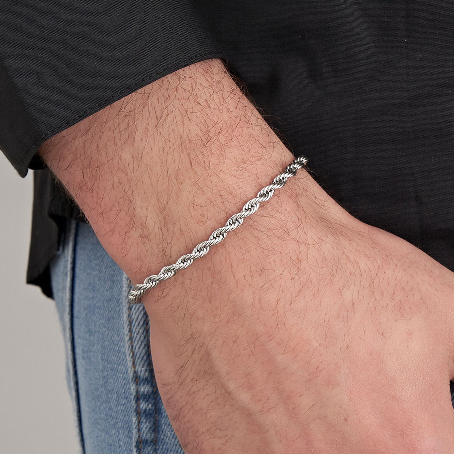 BRACELET D'ACIER MINCEUR POUR HOMMES Luca Barra