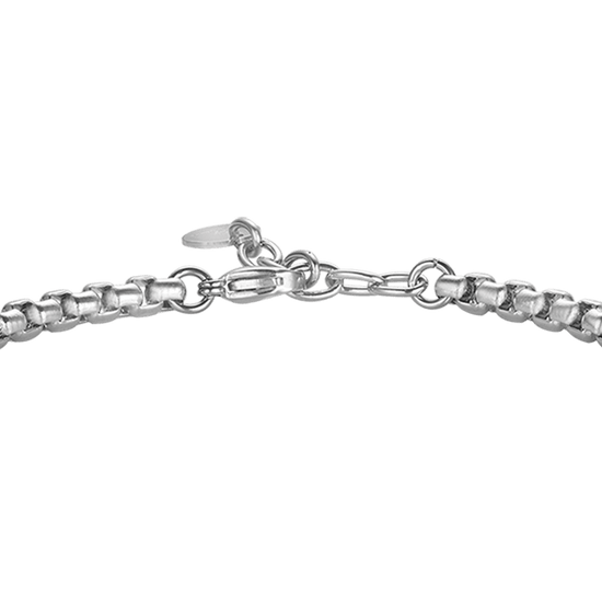 BRACELET HOMME EN ACIER GRAZIE MAESTRO AVEC PLAQUE