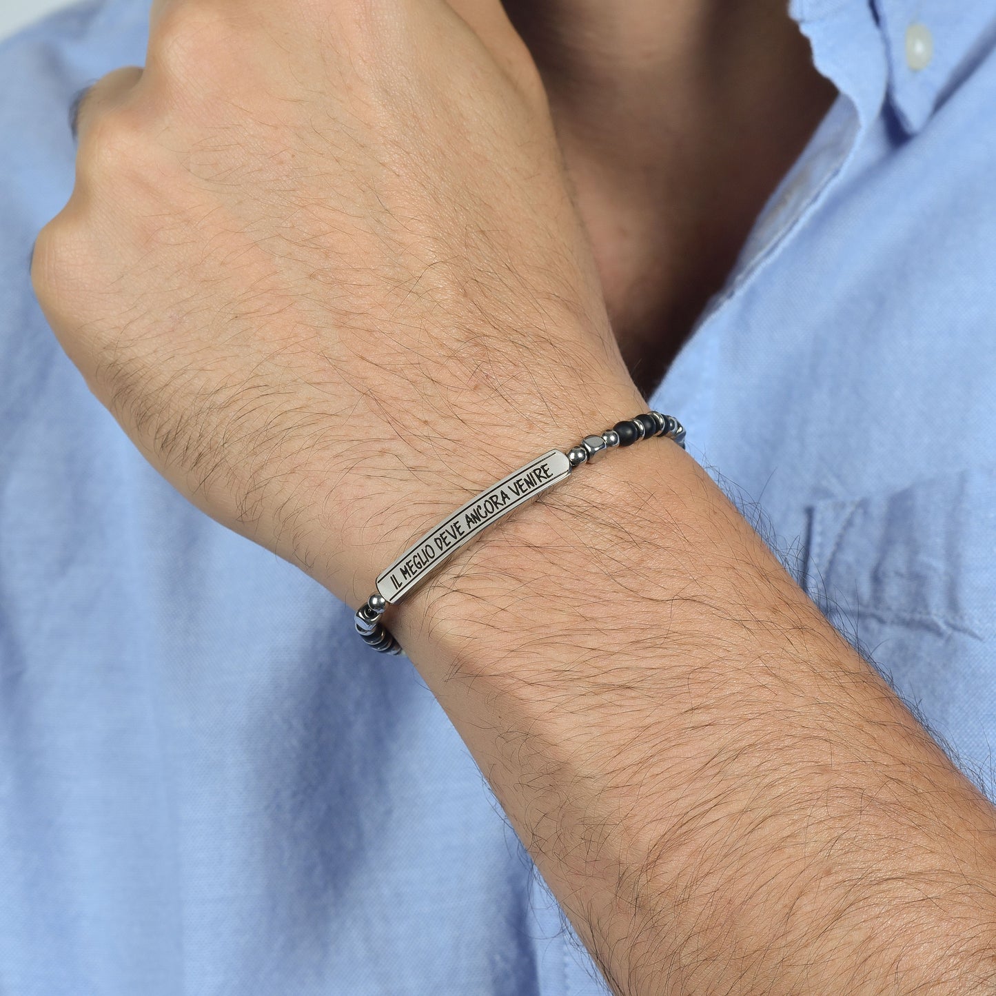 BRACELET EN ACIER POUR HOMME LE MEILLEUR EST À VENIR