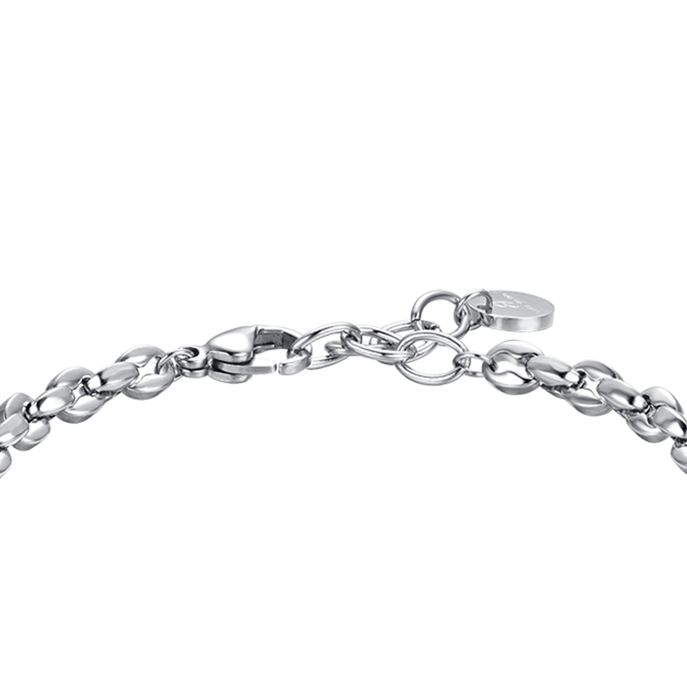 BRACELET HOMME EN ACIER AVEC ÉLÉMENT