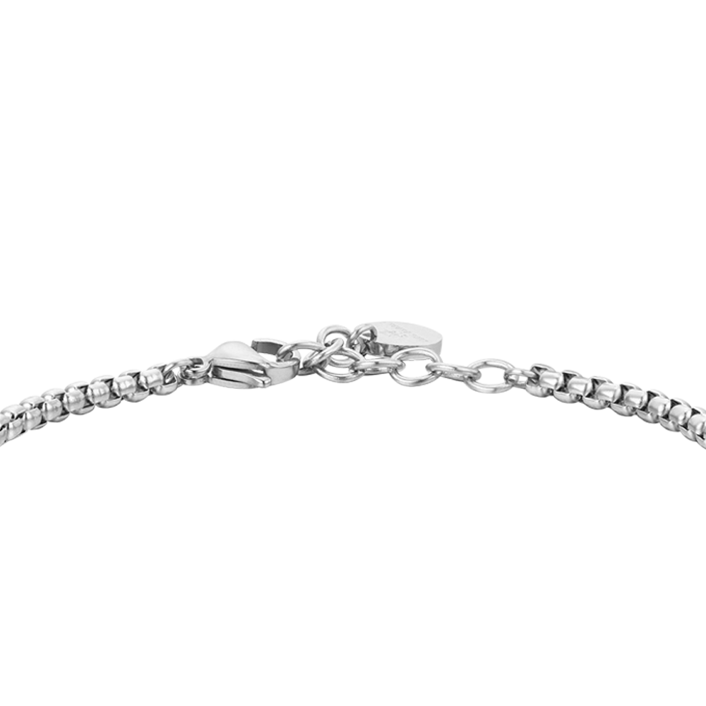 BRACELET HOMME EN ACIER SODALITE BLEU