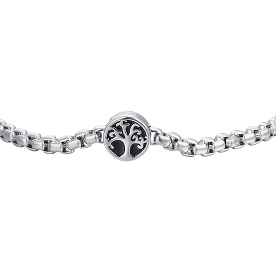 BRACELET HOMME EN ACIER ARBRE DE VIE