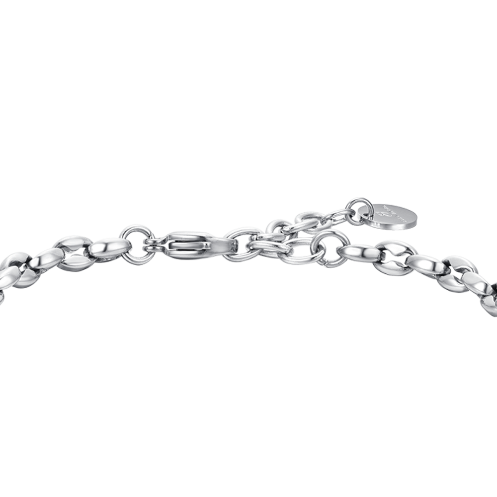 BRACELET POUR HOMME EN ACIER AVEC ANCRE