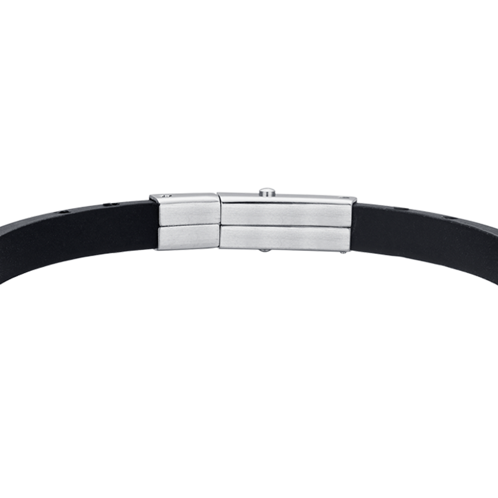 BRACELET EN SILICONE POUR HOMME AVEC ANCRE