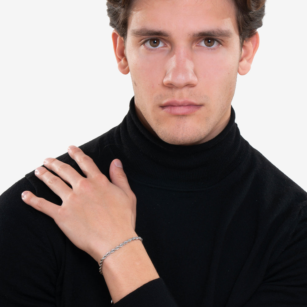 BRACELET EN ACIER POUR HOMMES