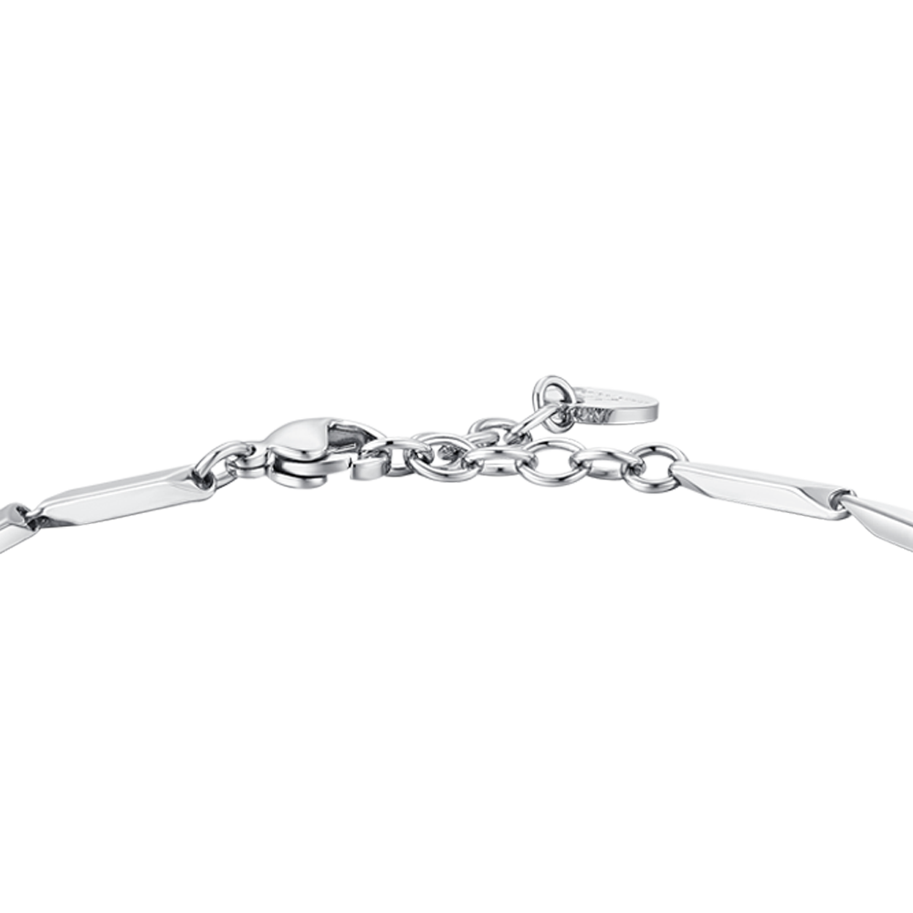 BRACELET HOMME EN ACIER AVEC PIERRES LAPIS