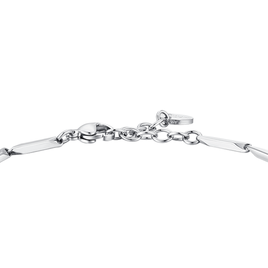 BRACELET HOMME EN ACIER AVEC PIERRES LAPIS