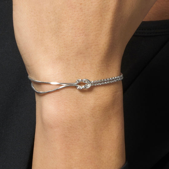 BRACCIALE UOMO IN ACCIAIO CON NODO