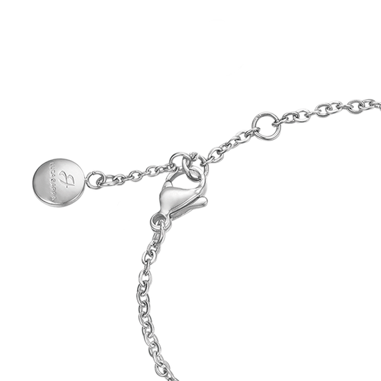 BRACELET POUR FEMME EN ACIER INOXYDABLE AVEC SERRURE ET CRISTAUX BLANCS Luca Barra