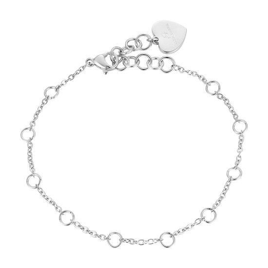 BRACELET ACIER POUR FEMME AVEC RUBAN Luca Barra