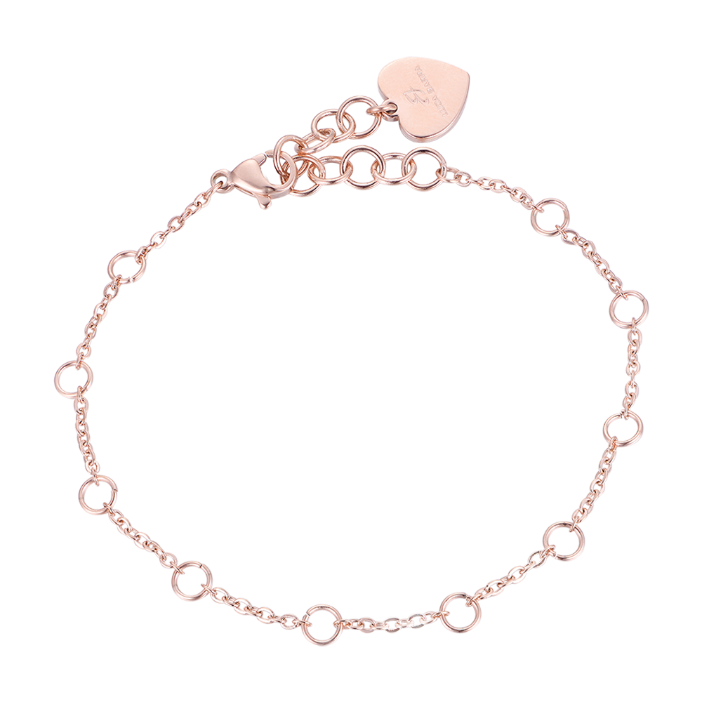 BRACELET FEMME EN ACIER AVEC CERCLES