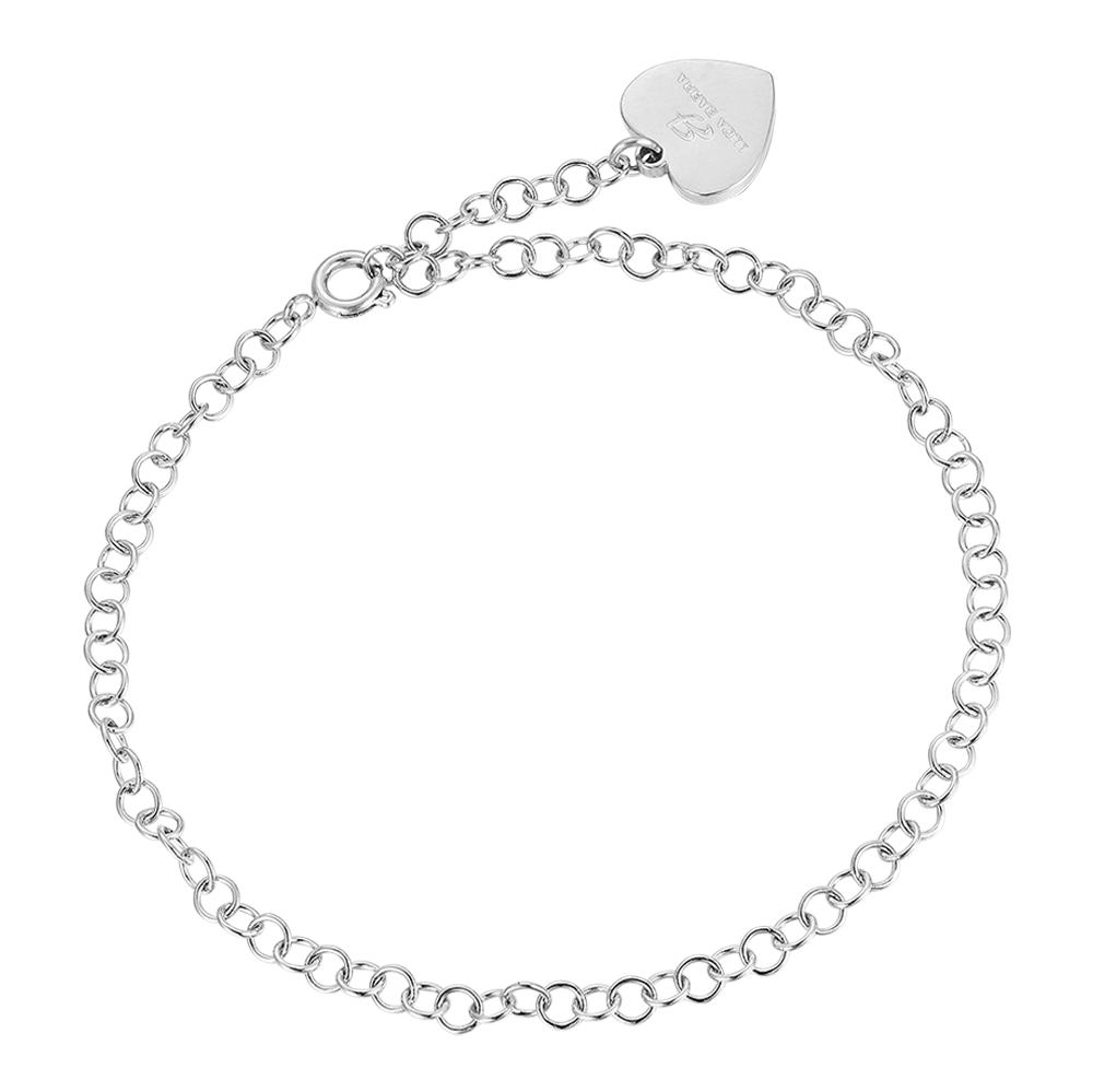 BRACELET EN ACIER POUR FEMME AVEC PETITES RUBRIQUES Luca Barra