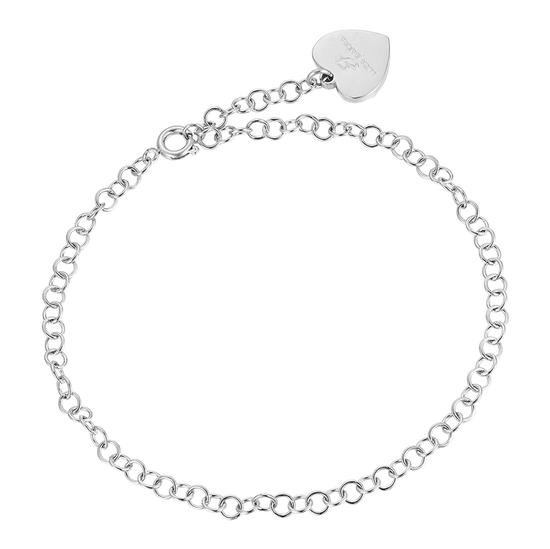 BRACELET EN ACIER POUR FEMME AVEC PETITES RUBRIQUES Luca Barra