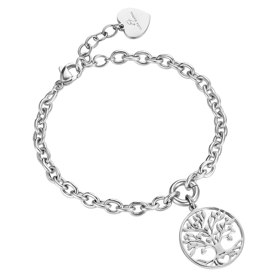 BRACELET ACIER POUR FEMME AVEC PENDANT ARBRE DE VIE Luca Barra