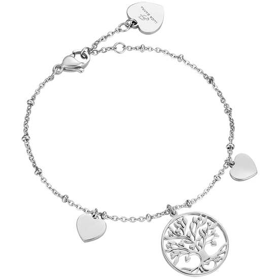 BRACELET ACIER POUR FEMME AVEC ARBRE DE VIE Luca Barra