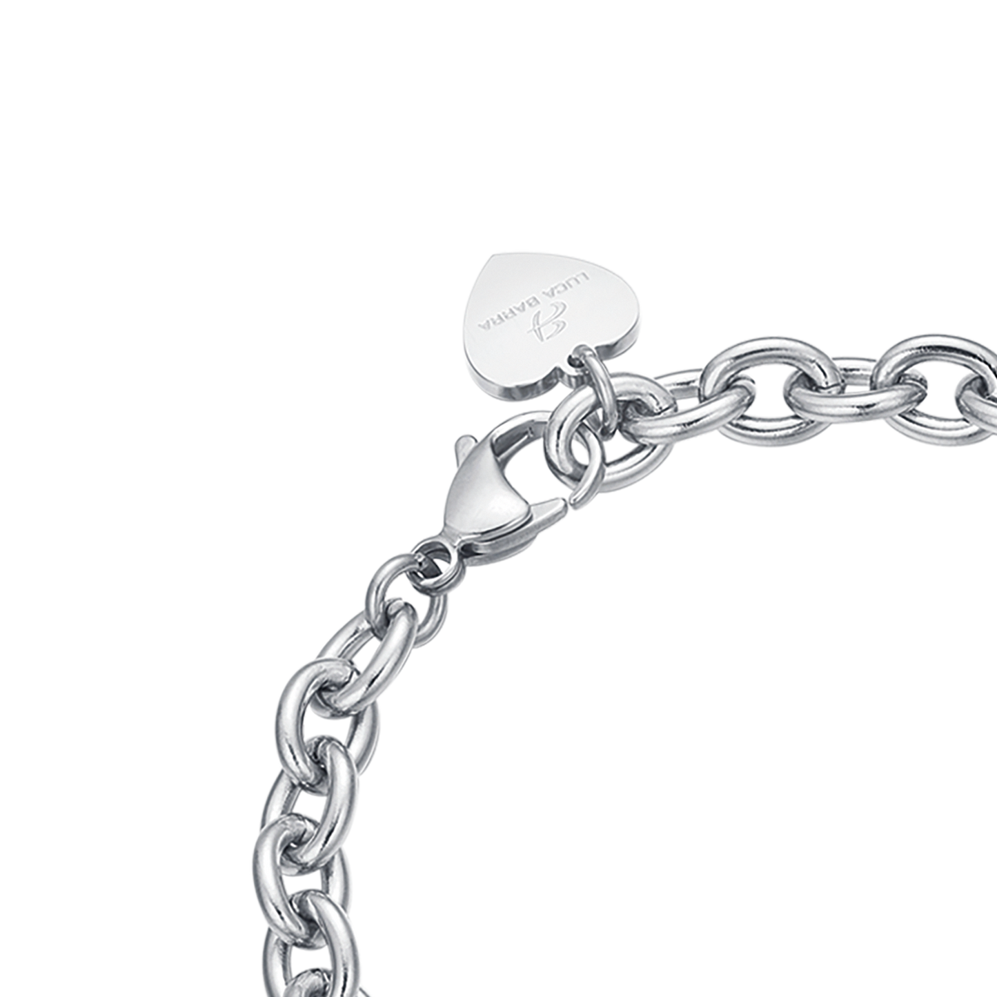 BRACELET EN ACIER POUR DAMES AVEC UN CŒUR DE REMERCIEMENT PROF