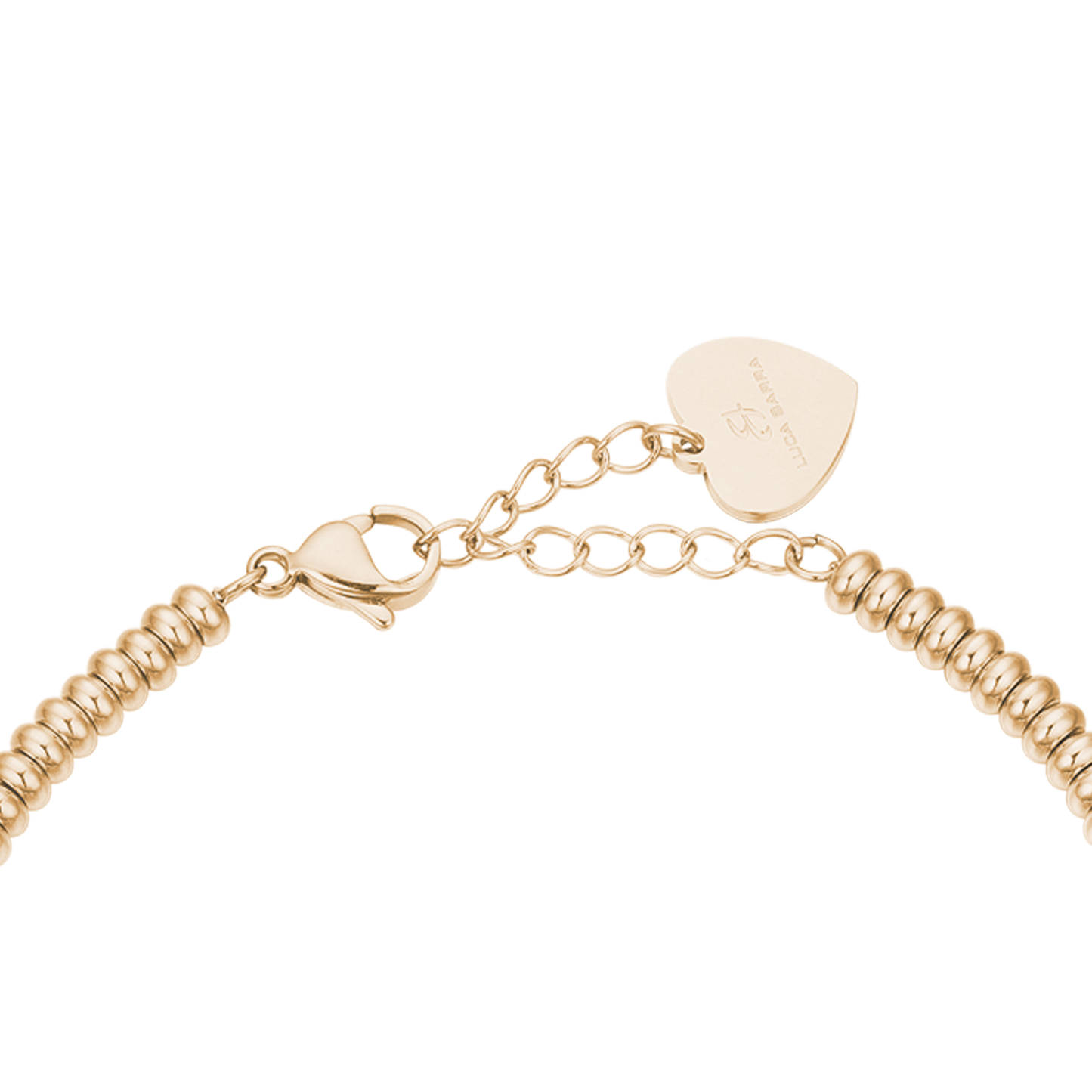 BRACELET ACIER OR IP AVEC PAPILLON EN CRISTAL BLANC